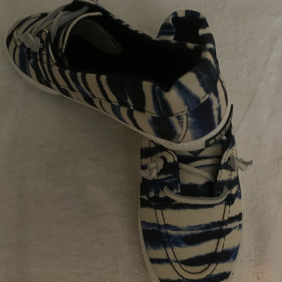 Nib Sperry Lounge Away 2 Tie Dye Navy - Picture 3 of 5